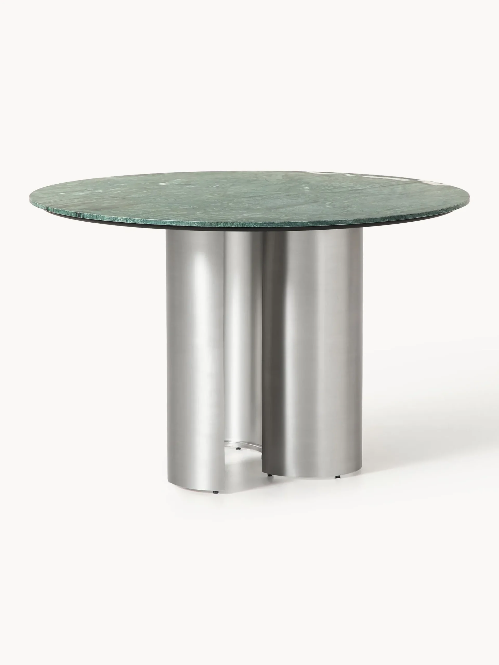 Tavolo da pranzo rotondo con piano in marmo Noam, Ø 120 cm