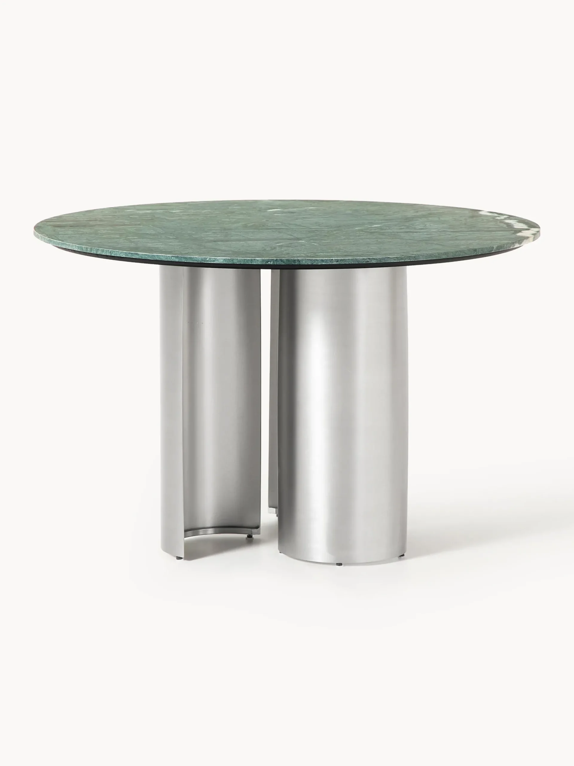 Tavolo da pranzo rotondo con piano in marmo Noam, Ø 120 cm