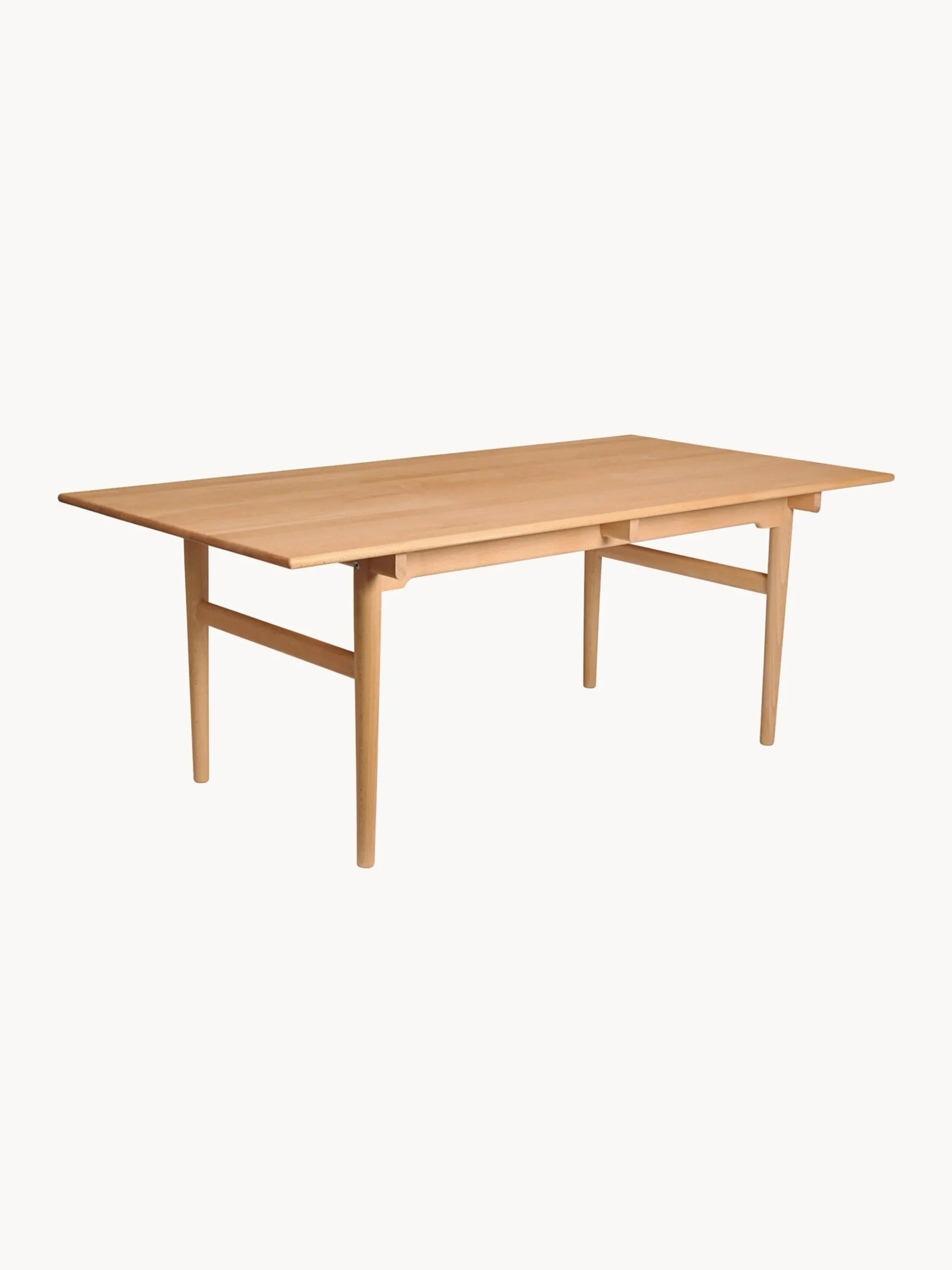 Tavolo in legno di faggio CH327, 248 x 62 cm
