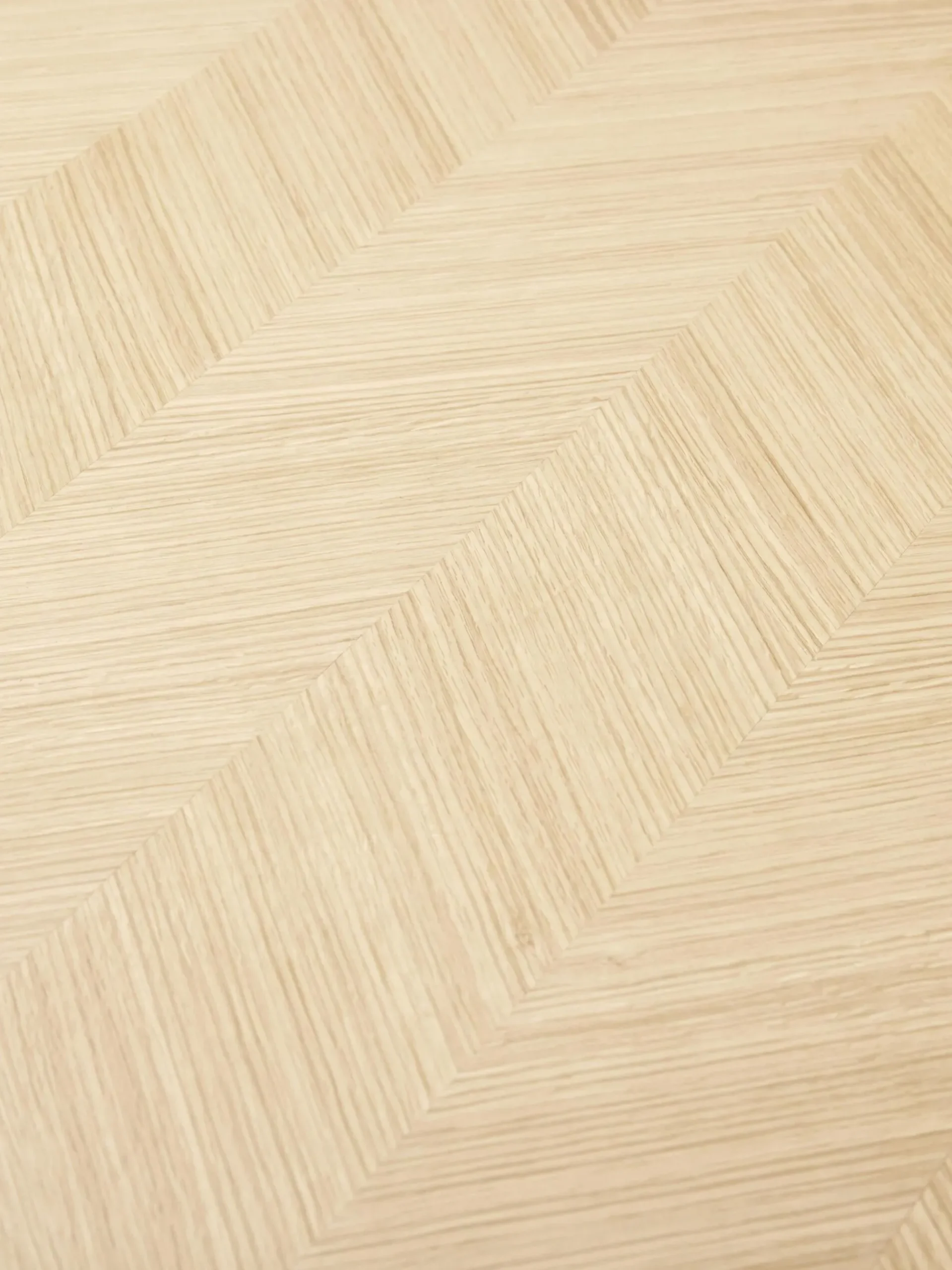 Tavolo in legno di quercia con motivo spina di pesce Herringbone, varie misure