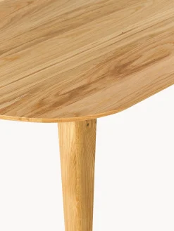 Tavolo ovale in legno di quercia Archie, 200 x 100 cm
