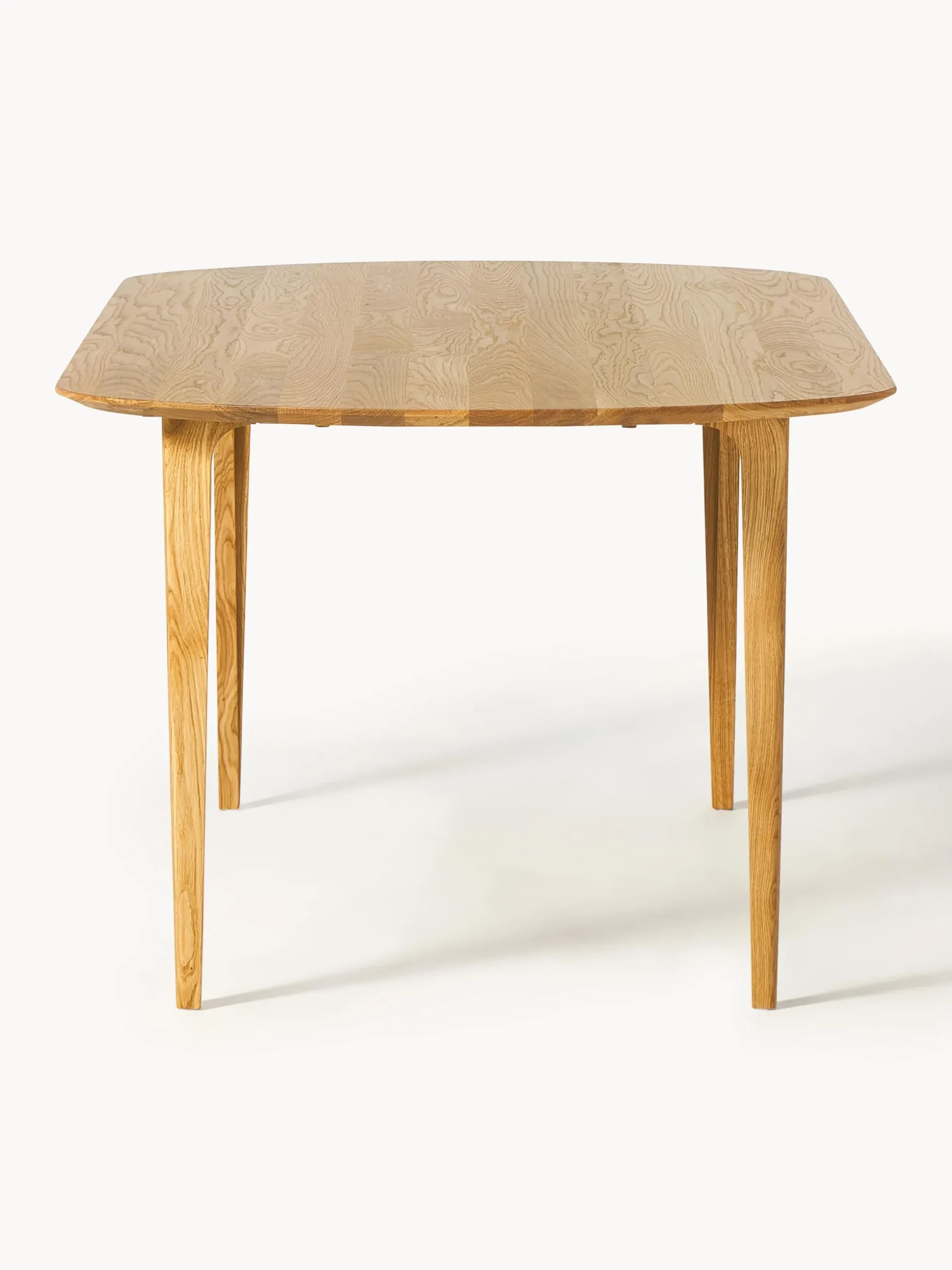 Tavolo ovale in legno di quercia Archie, 200 x 100 cm
