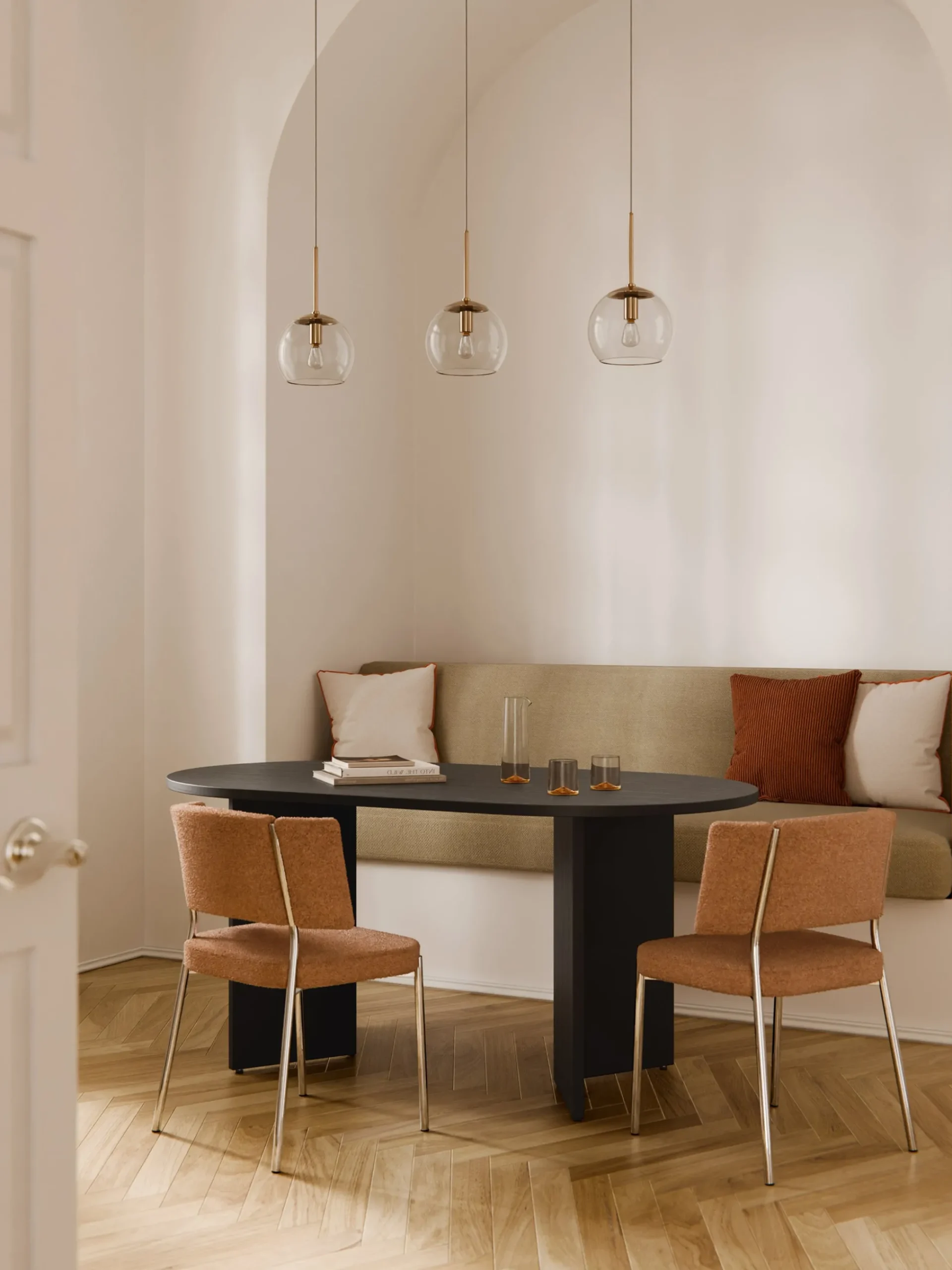 Tavolo ovale in legno Toni, 200 x 90 cm