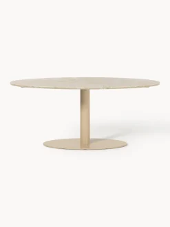 Tavolo ovale in marmo Miley, 180 x 90 cm