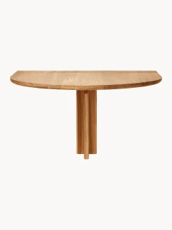 Tavolo pieghevole in legno Trefoil, larg. 75 cm