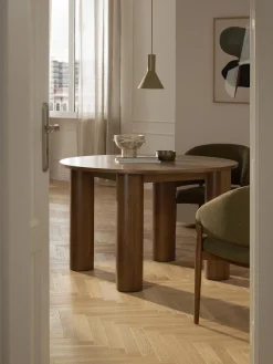 Tavolo rotondo in legno di quercia Ohana, Ø 120 cm
