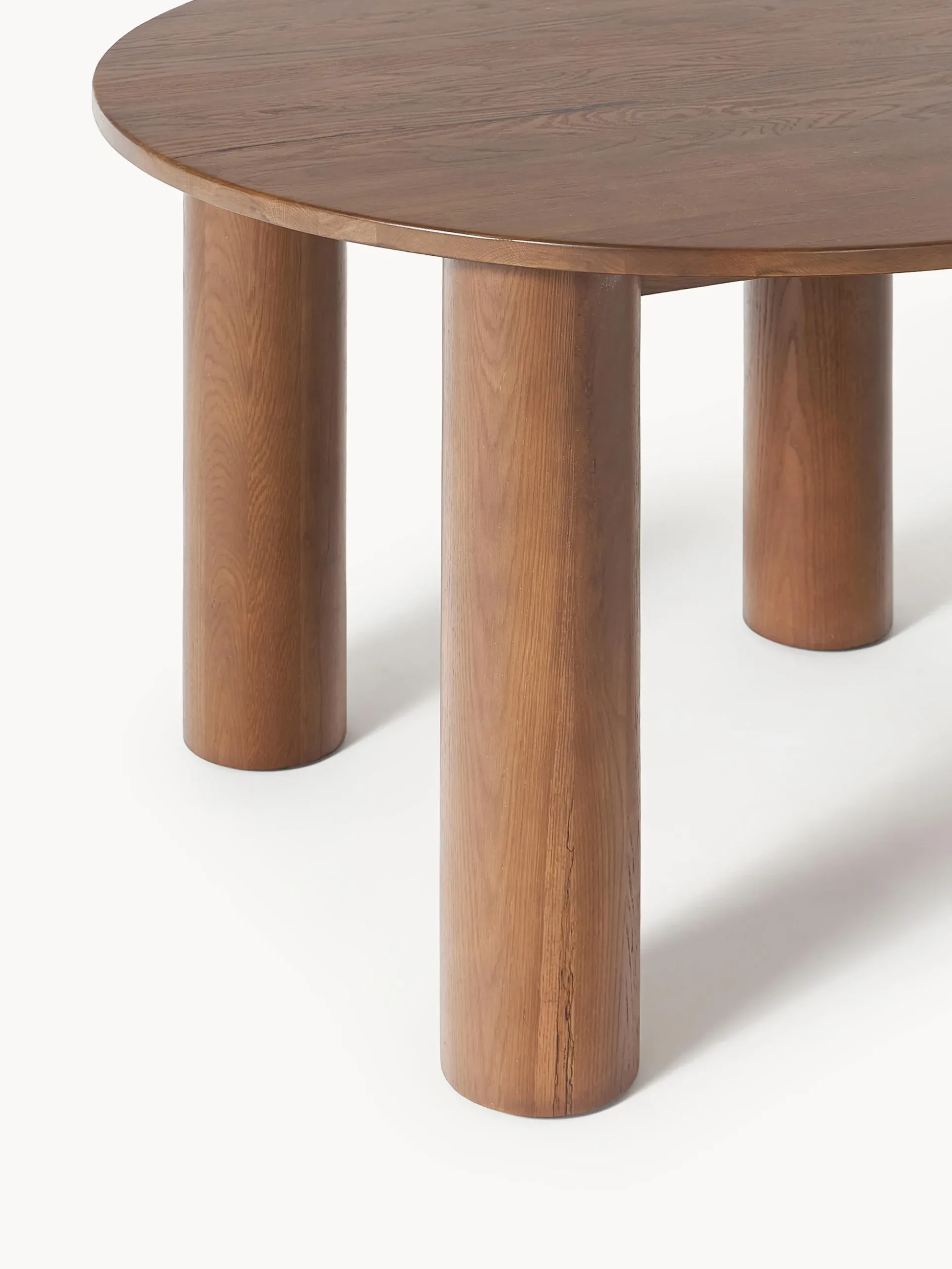 Tavolo rotondo in legno di quercia Ohana, Ø 120 cm