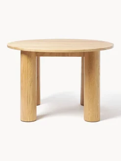 Tavolo rotondo in legno di quercia Ohana, Ø 120 cm