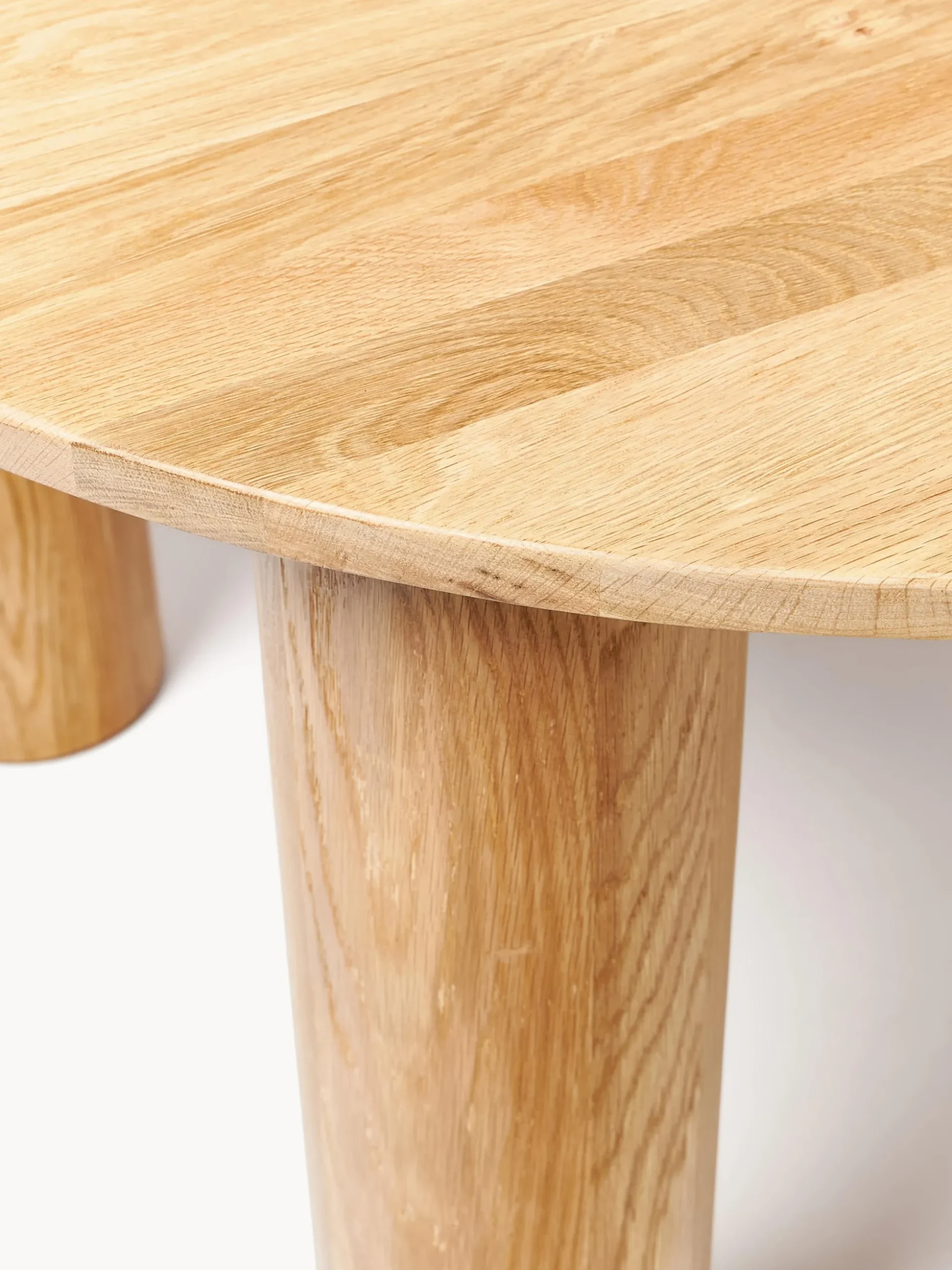 Tavolo rotondo in legno di quercia Ohana, Ø 120 cm