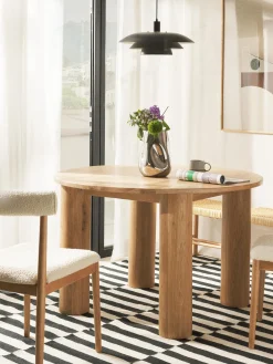 Tavolo rotondo in legno di quercia Ohana, Ø 120 cm