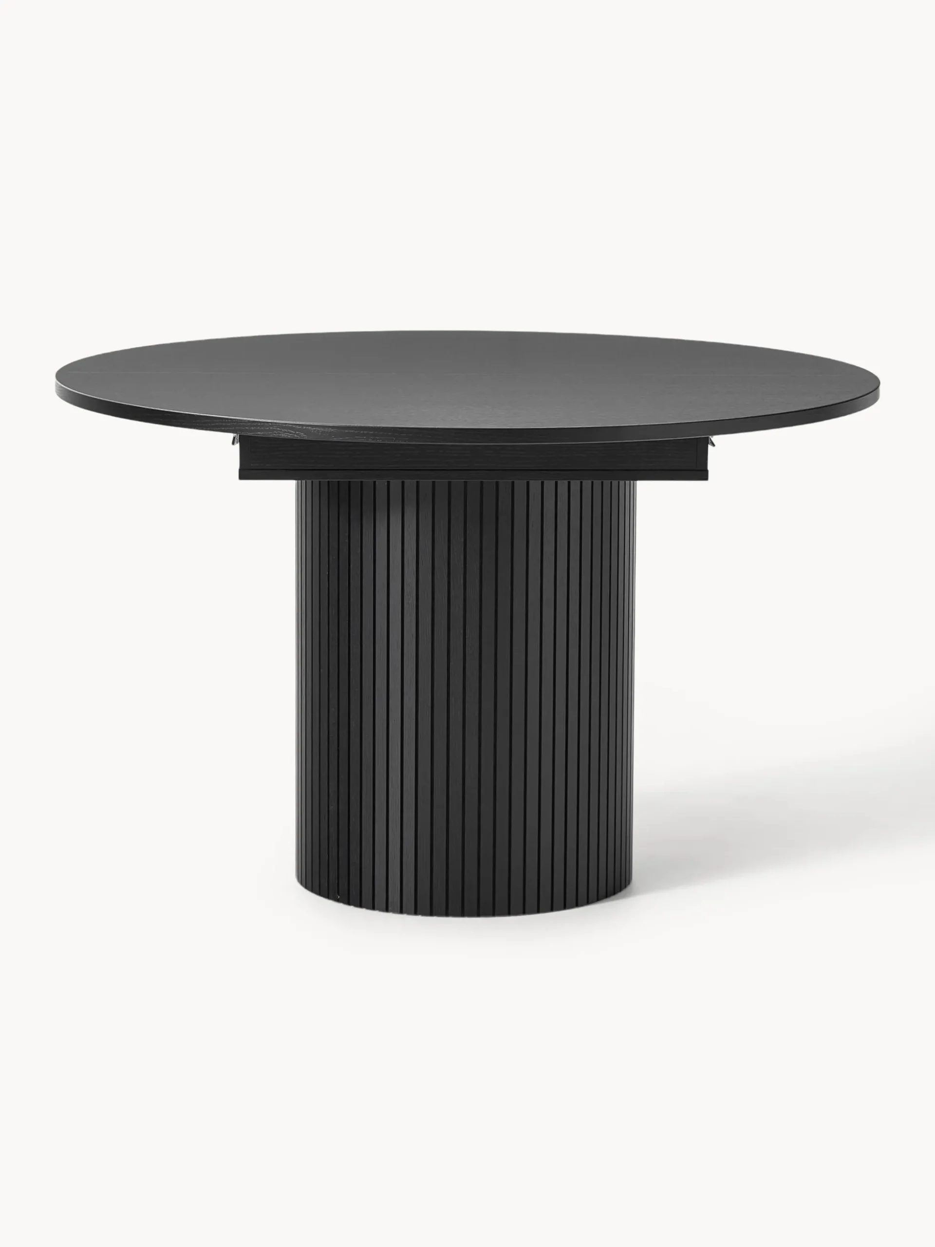 Tavolo allungabile con struttura scanalata Filo, 120 - 160 x 75 cm