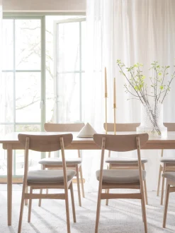 Tavolo allungabile in legno di quercia Fairmount, 220/265 x 95 cm
