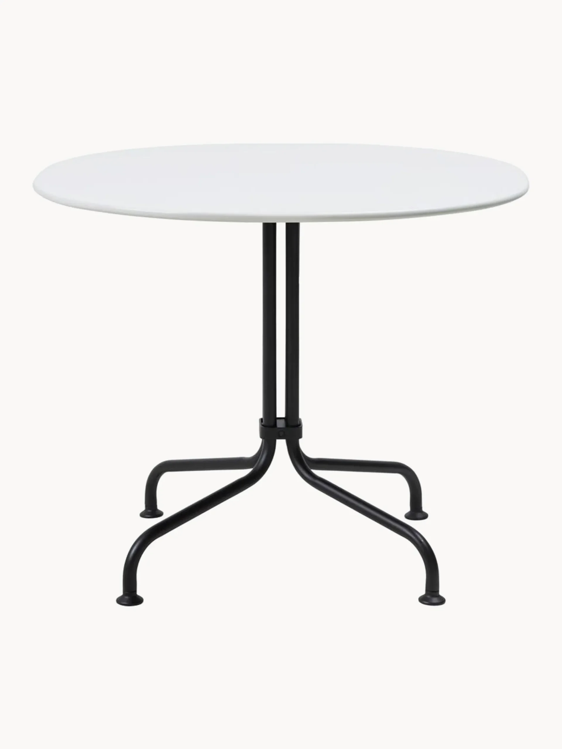 Tavolo bistrot rotondo con piano in ceramica Carmel, Ø 75 x Alt. 73 cm