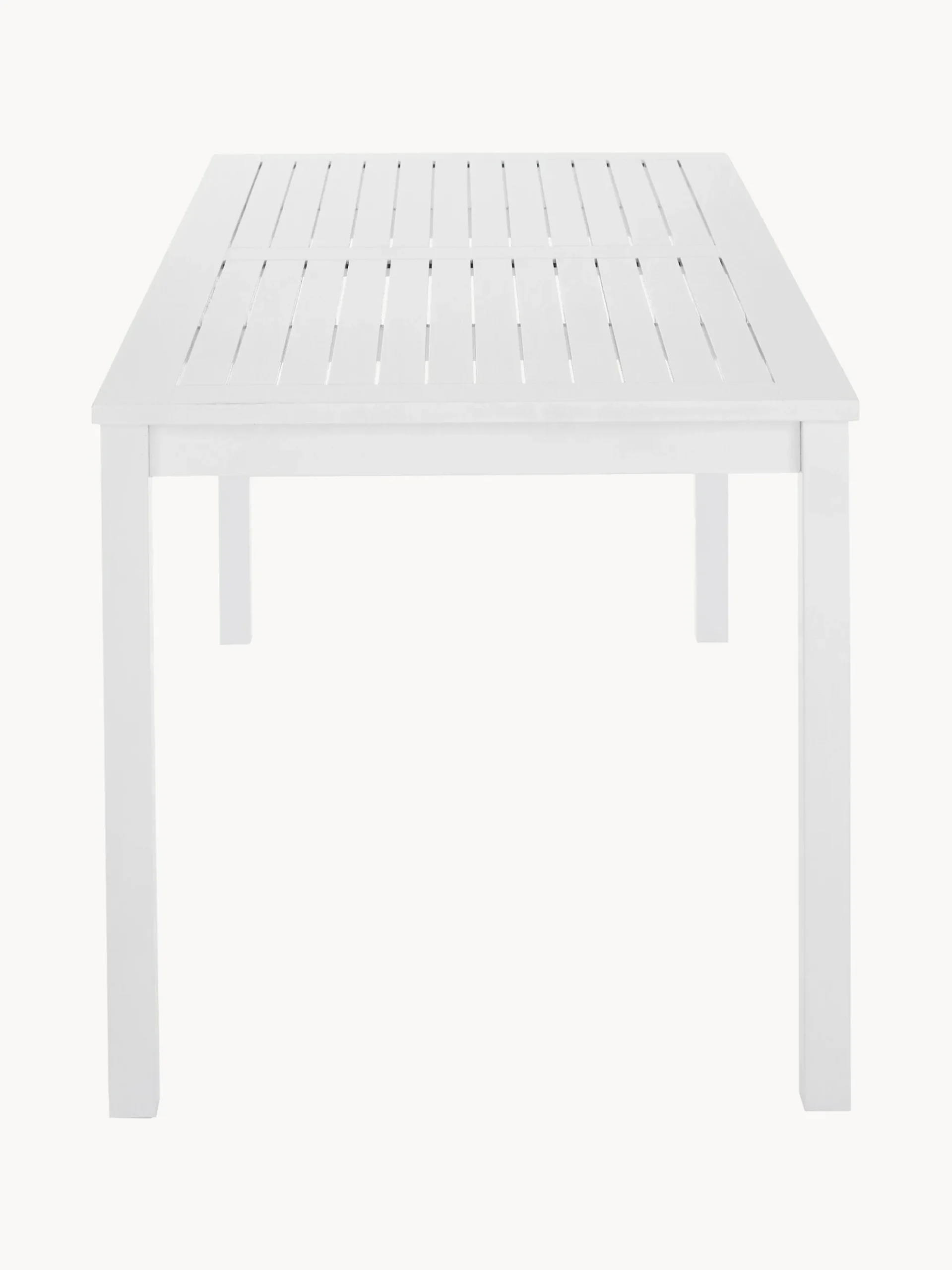 Tavolo da giardino in legno di teak Rosenborg, 165 x 80 cm