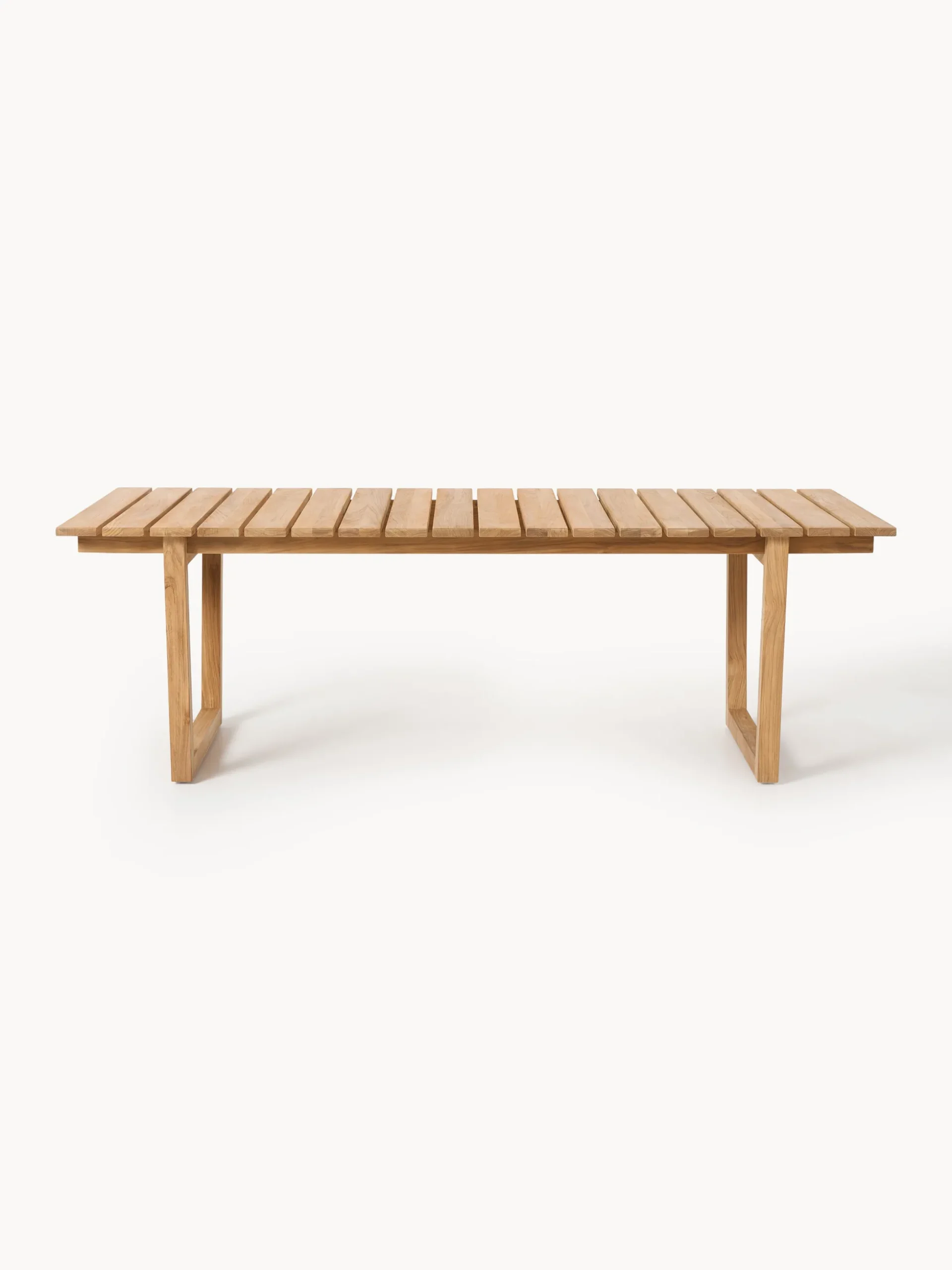 Tavolo da pranzo da giardino in legno di teak Eiko, 229 x 100 cm
