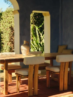 Tavolo da pranzo da giardino in legno di teak Eiko, 229 x 100 cm