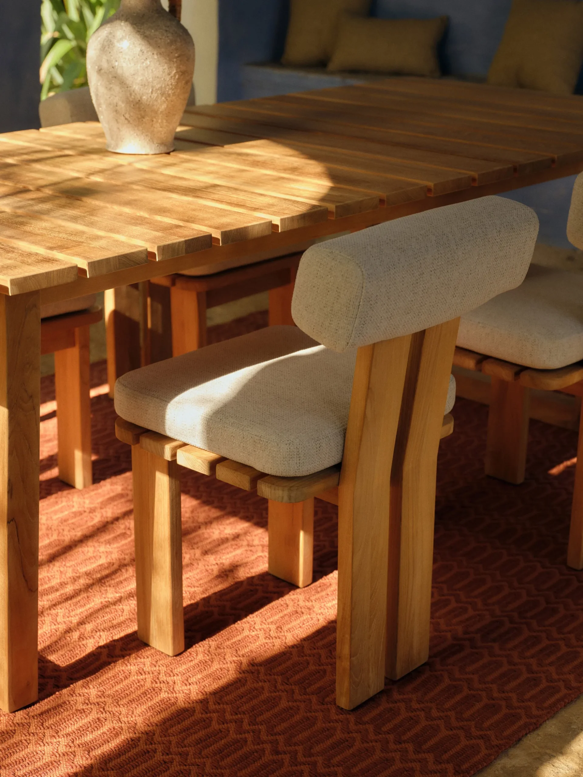 Tavolo da pranzo da giardino in legno di teak Eiko, 229 x 100 cm