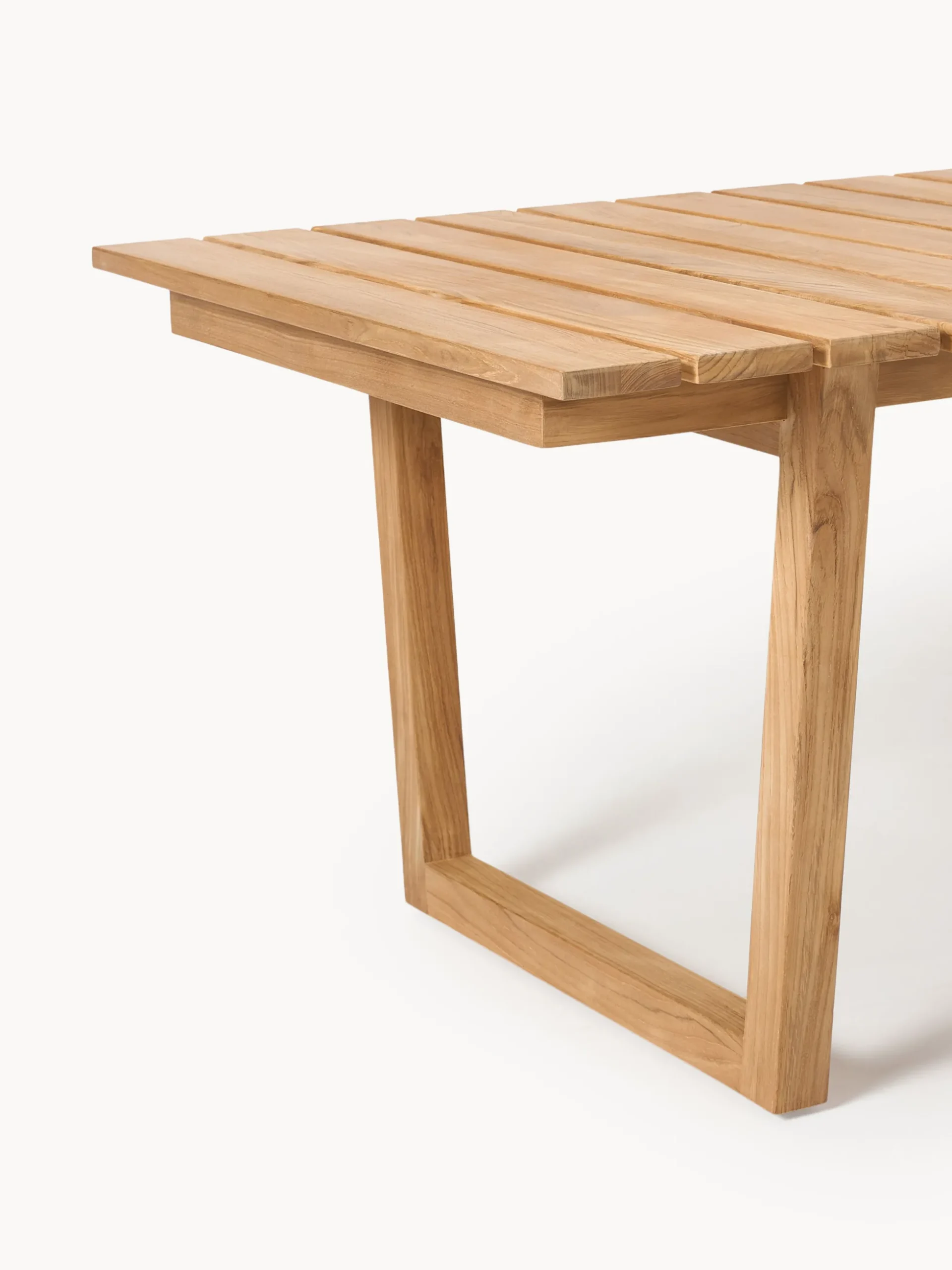 Tavolo da pranzo da giardino in legno di teak Eiko, 229 x 100 cm