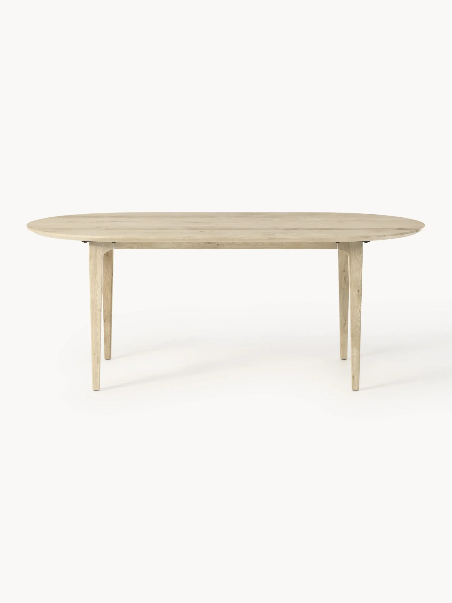 Tavolo ovale in legno di quercia Archie, 200 x 100 cm