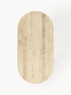 Tavolo ovale in legno di quercia Archie, 200 x 100 cm