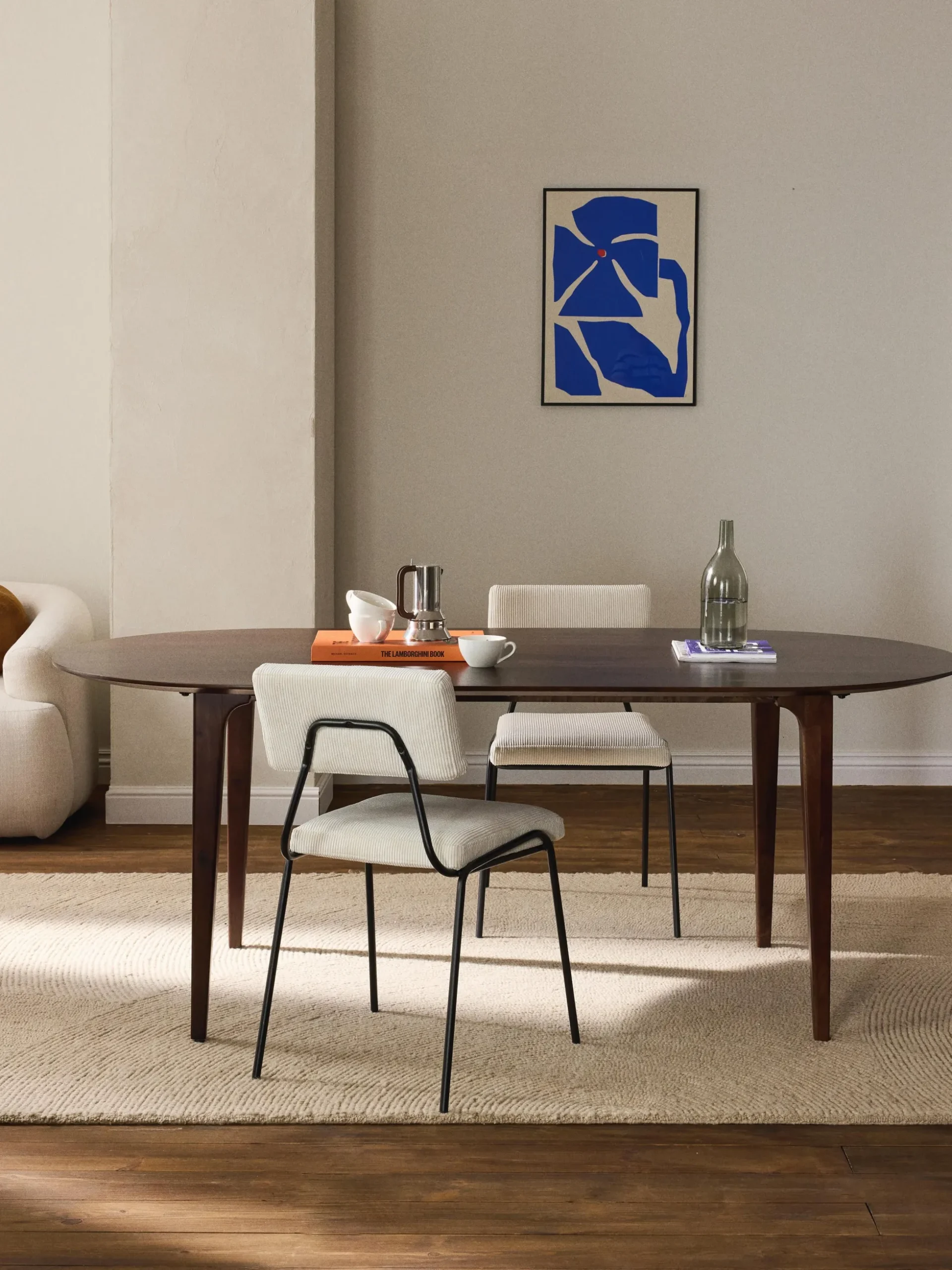 Tavolo ovale in legno massiccio di mango Archie, 200 x 100 cm