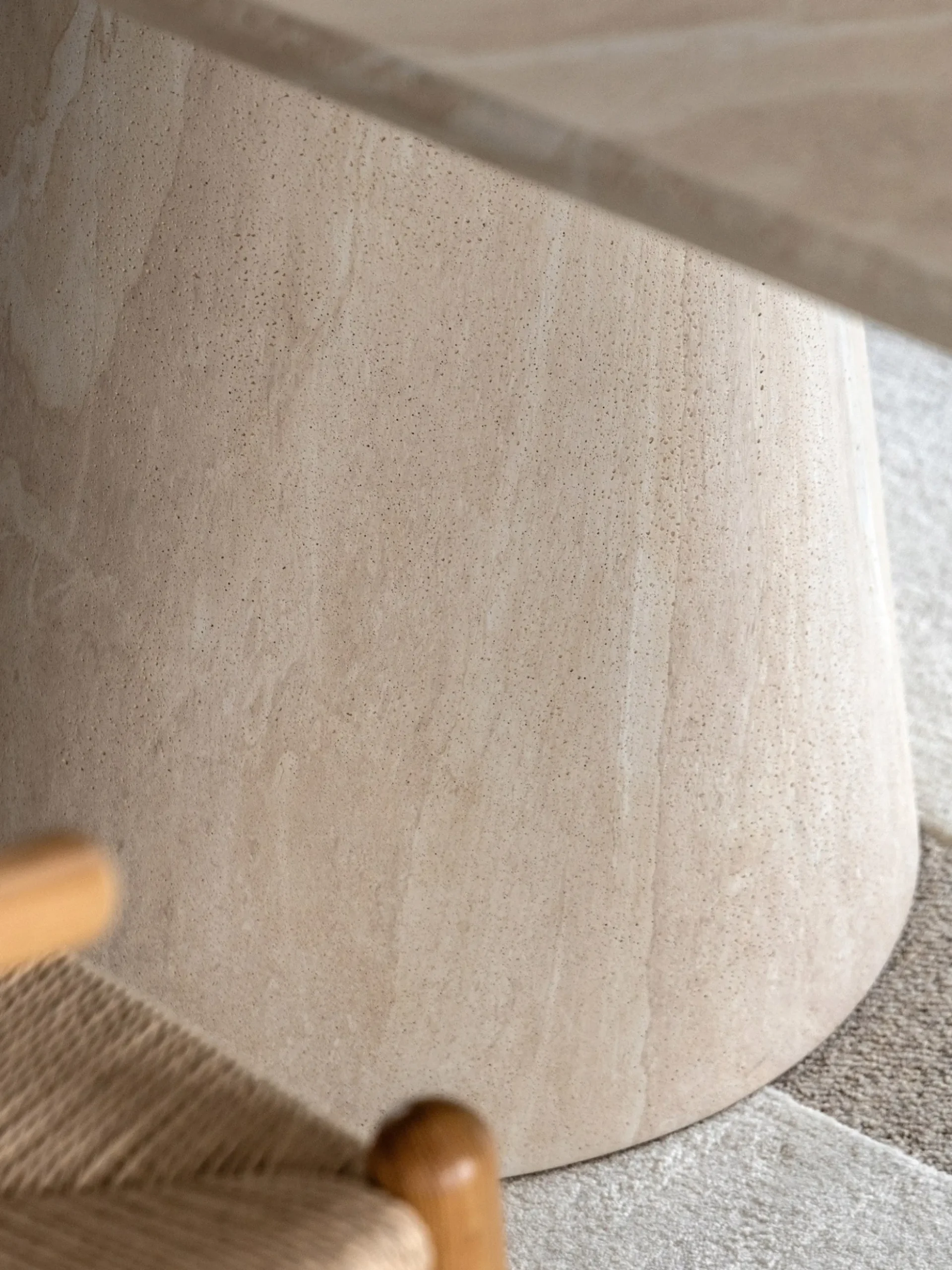 Tavolo ovale Pedra, 200 x 90 cm