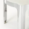 Tavolo rotondo con piano in vetro Georgia, Ø 110 cm