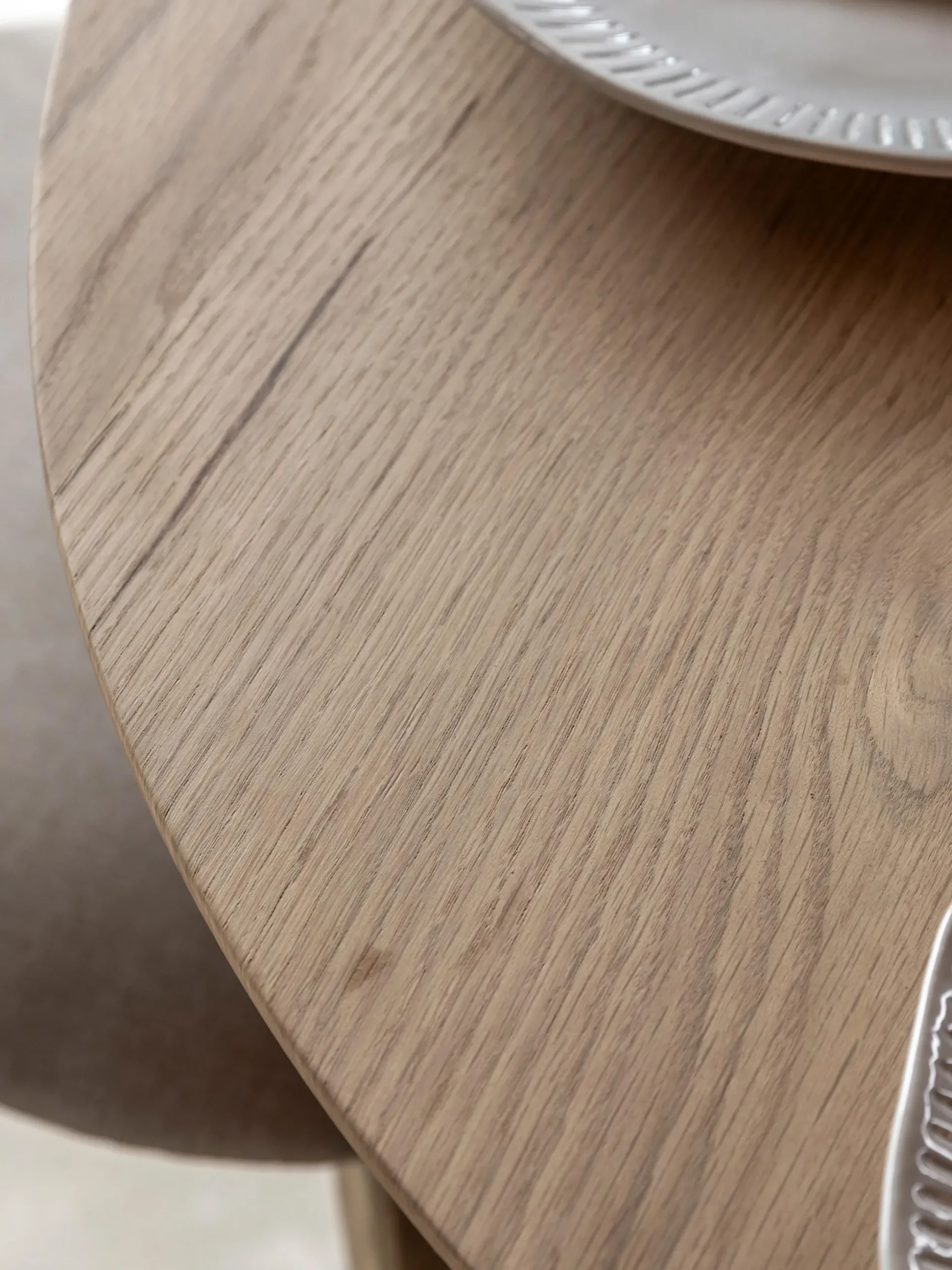 Tavolo rotondo in legno di quercia Hatfield, Ø 110 cm