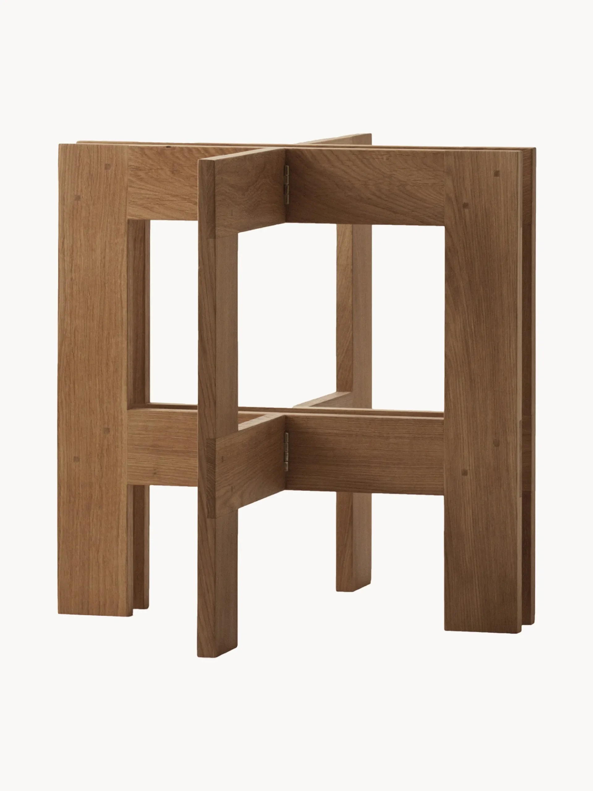 Tavolo rotondo in legno di quercia Farmhouse Ø 120 cm