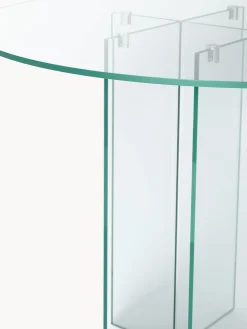 Tavolo rotondo in vetro Anouk, varie misure