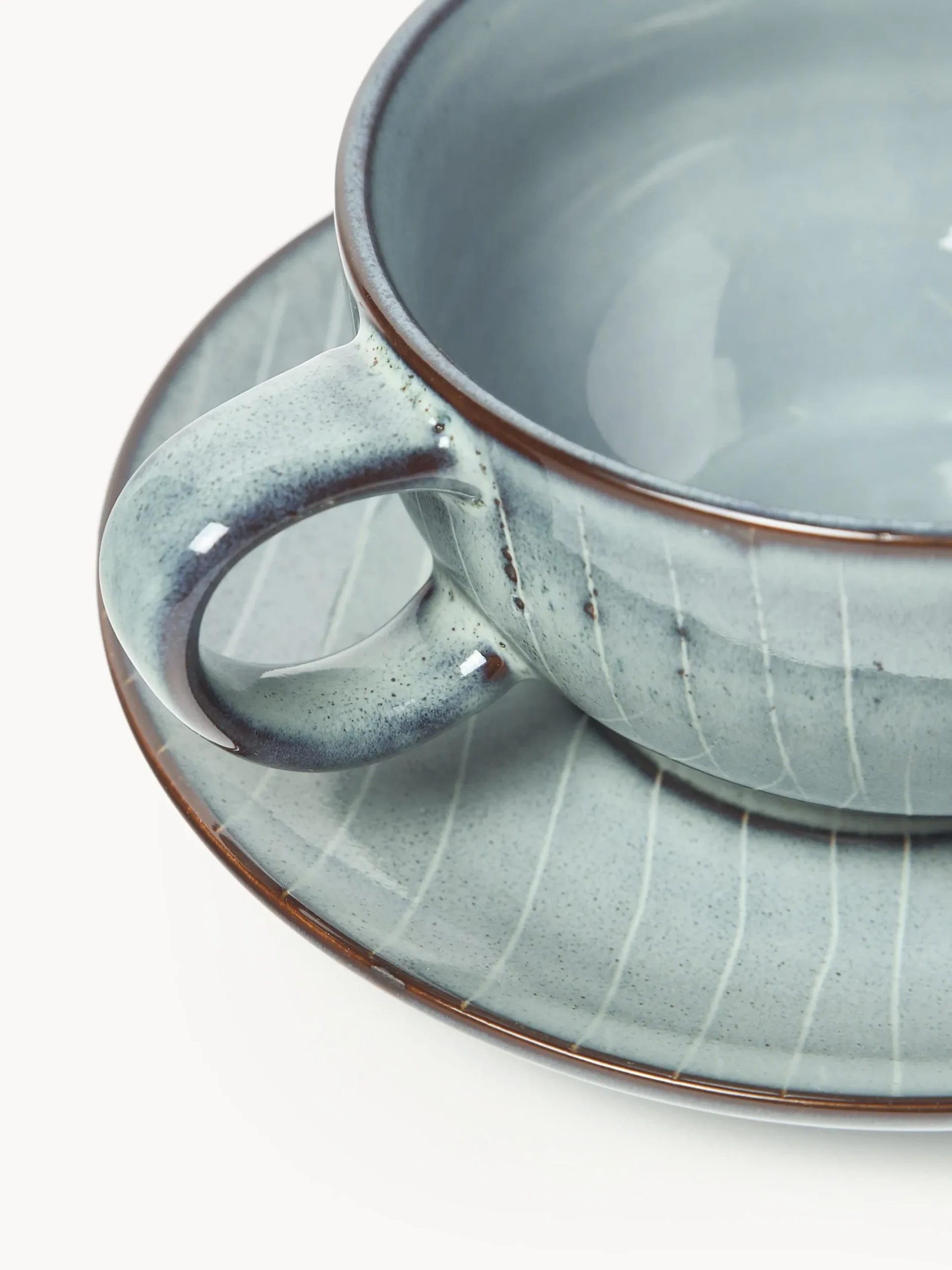 Tazza con piattino fatti a mano Nordic Sea