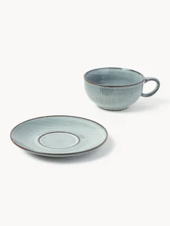 Tazza con piattino fatti a mano Nordic Sea
