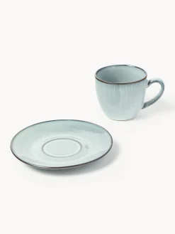 Tazza con piattino fatti a mano Nordic Sea