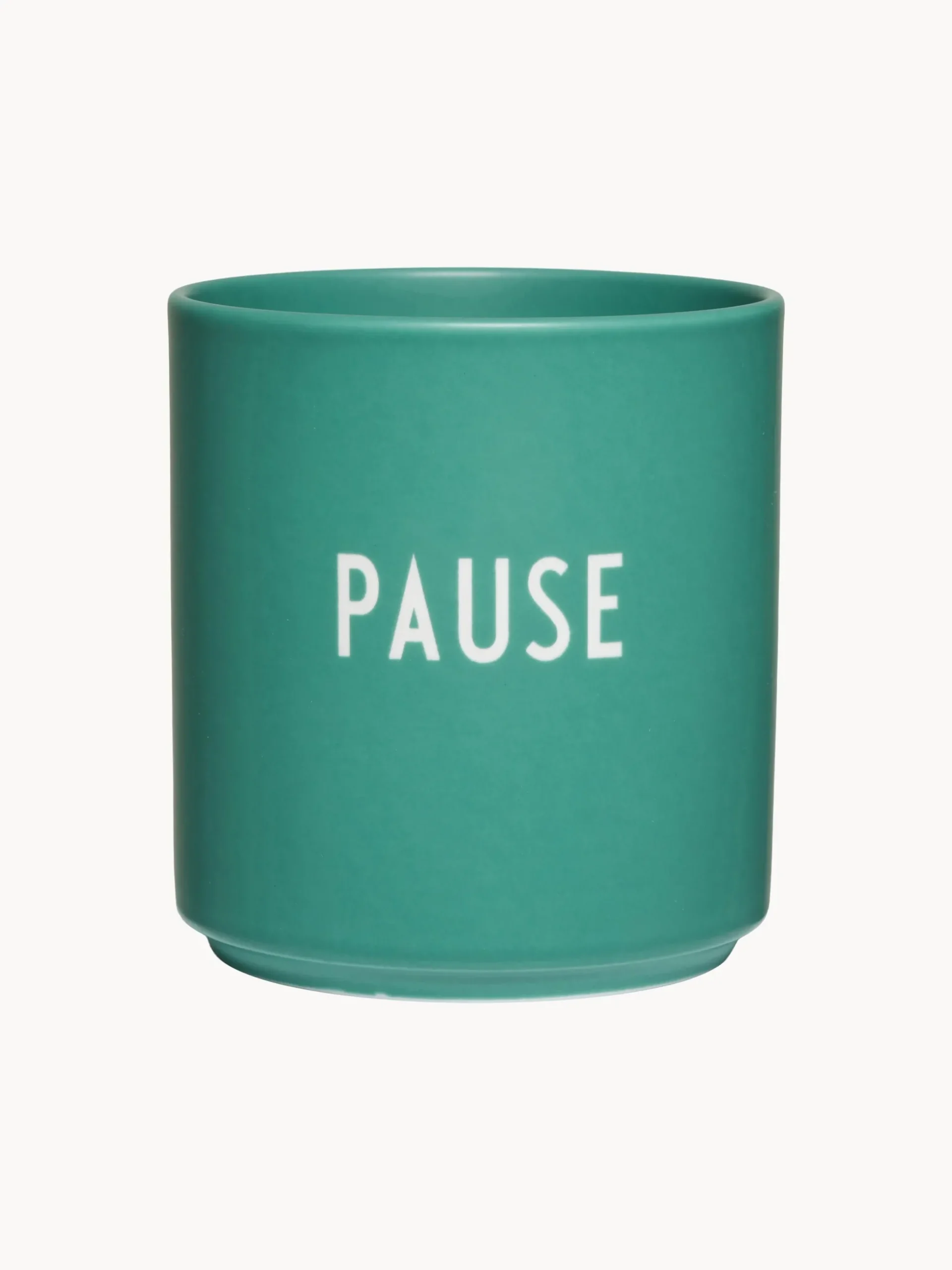 Tazza con scritta Favourite PAUSE