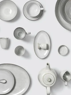 Tazza fatta a mano con piattino Nordic Sand