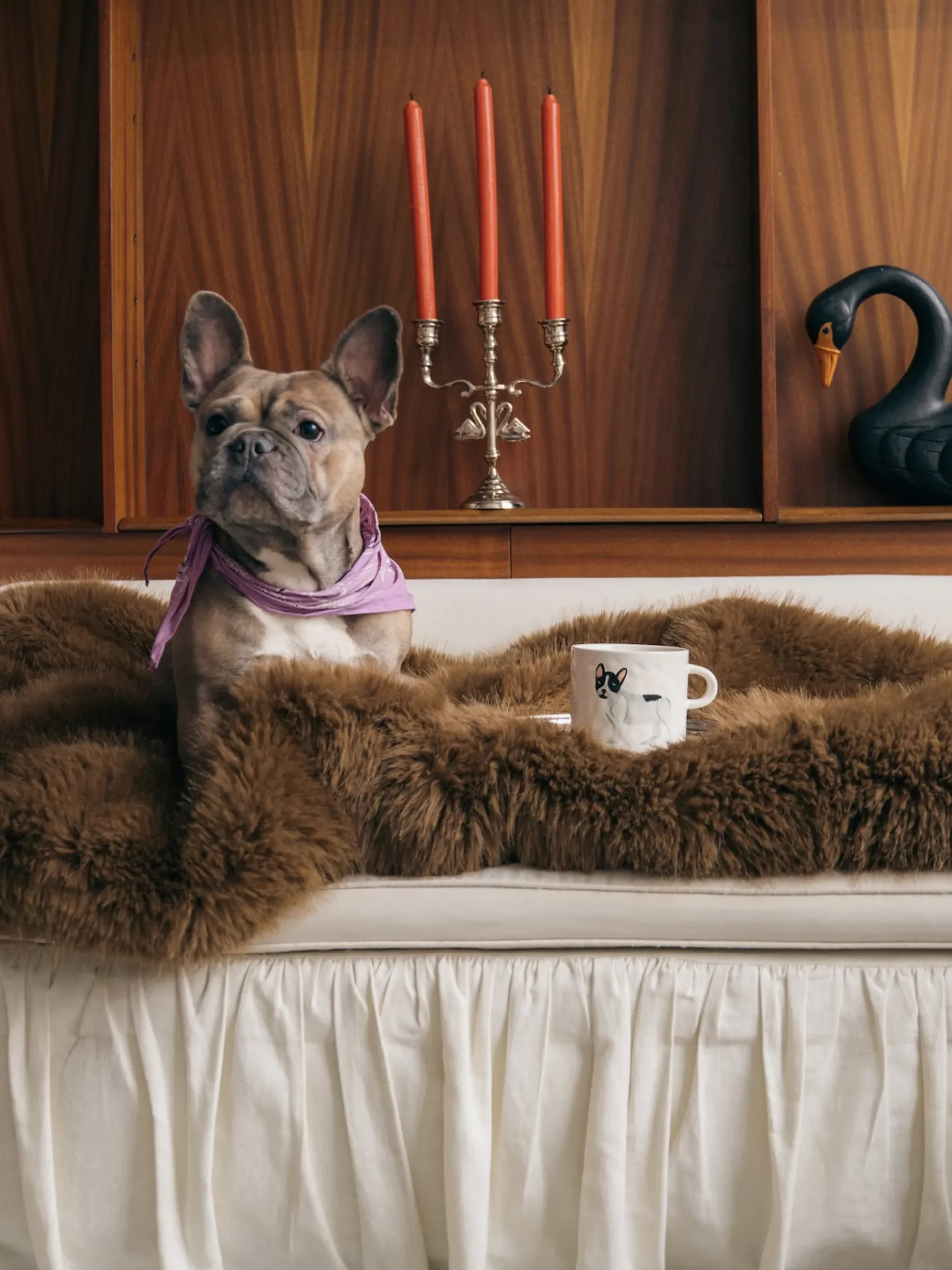 Tazza in ceramica fatta a mano French Bulldog