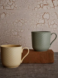Tazza in porcellana Rhombe Earth