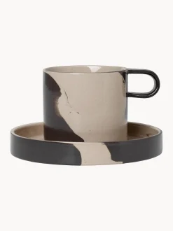 Tazza con piattino Inlay