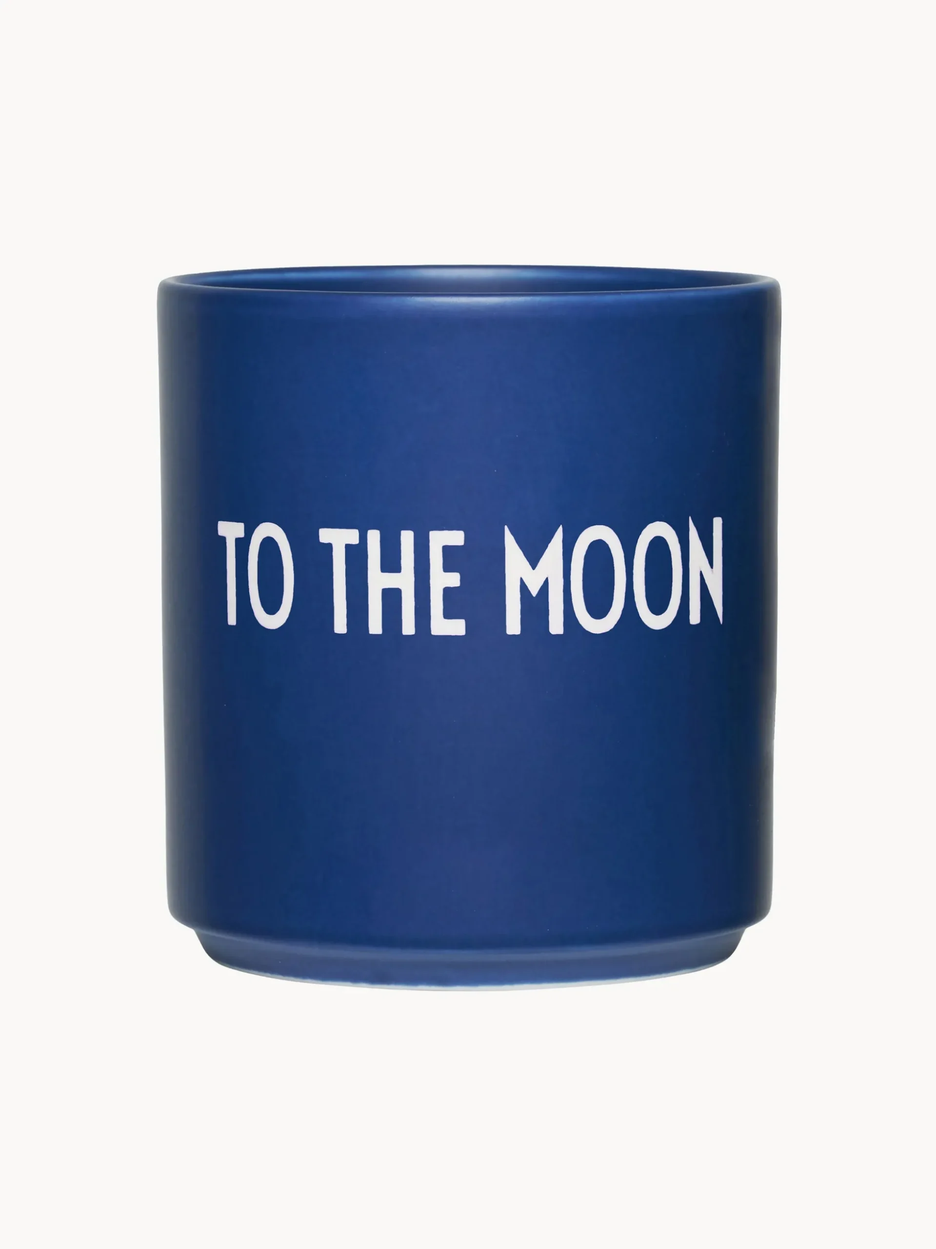 Tazza con scritta Favourite To The Moon