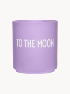 Tazza con scritta Favourite TO THE MOON