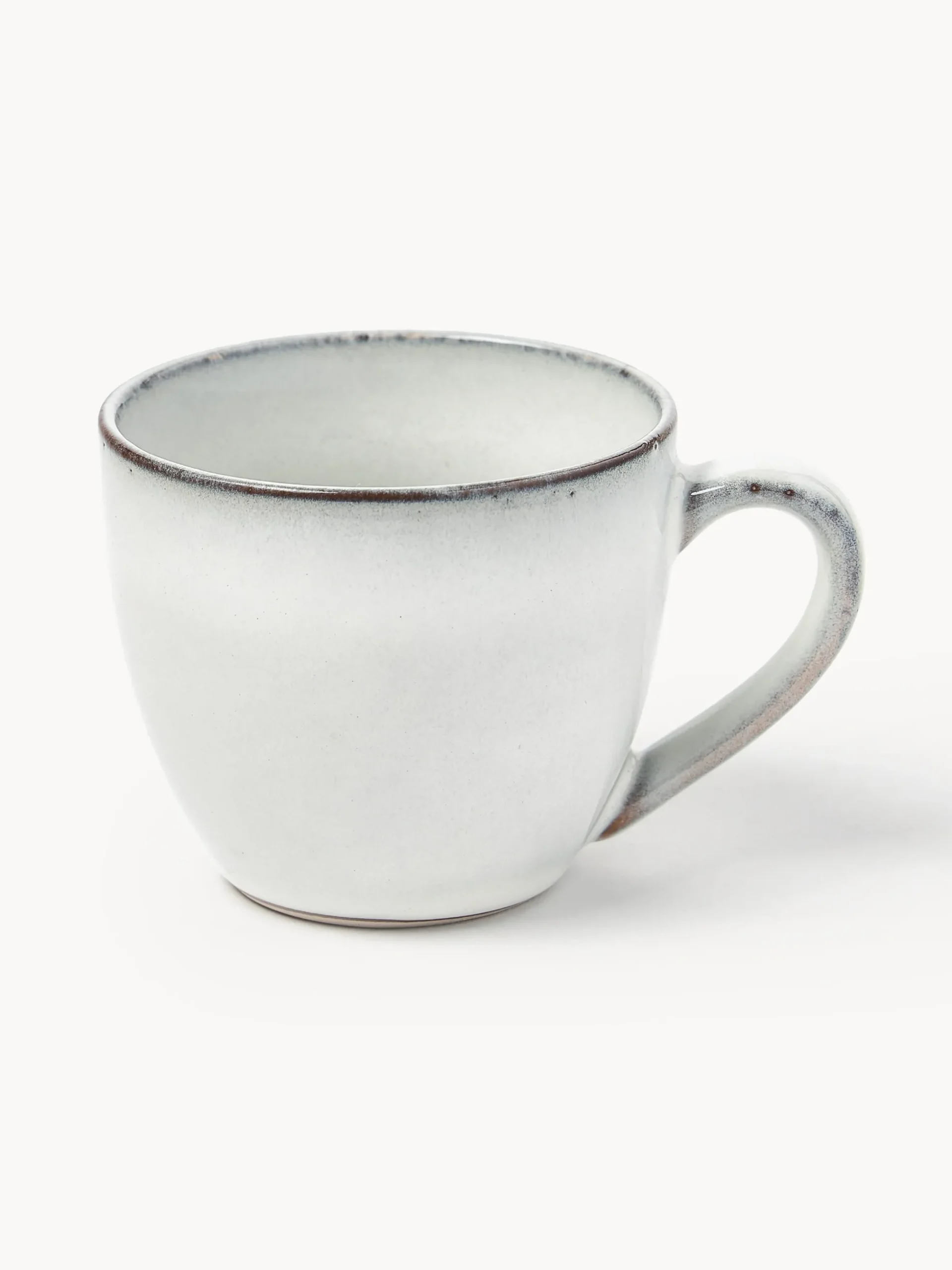 Tazza da caffè fatta a mano con piattino Nordic Sand