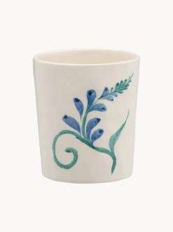 Tazza dipinta a mano Indigo Flora
