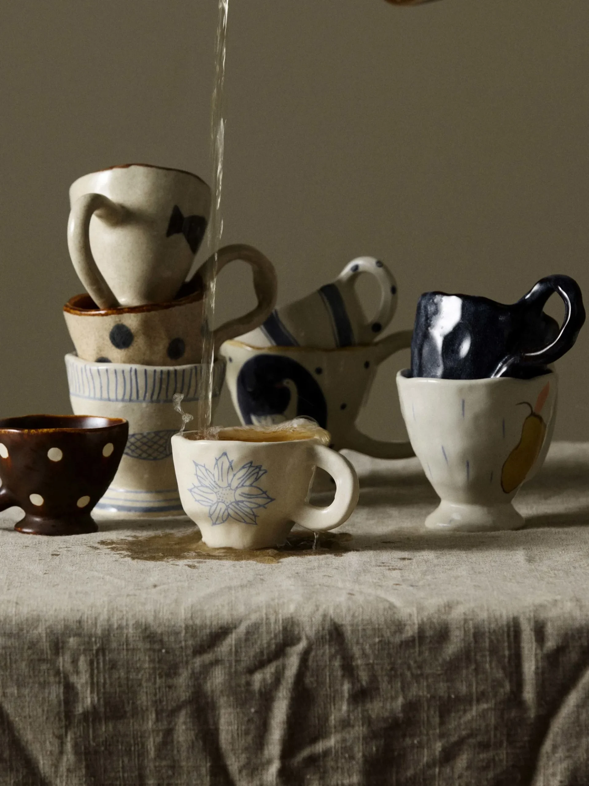 Tazza dipinta a mano Sora