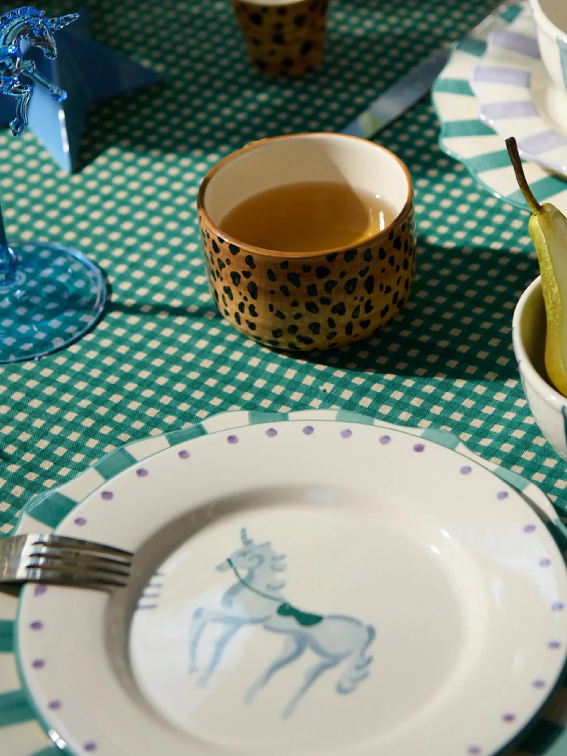 Tazza fatta a mano Leopard