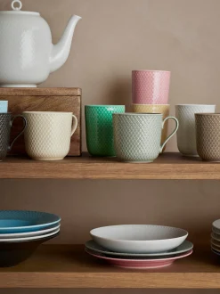 Tazza in porcellana Rhombe Earth