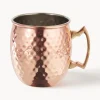 Tazza Moscow Mule in rame con superficie martellata Shiny