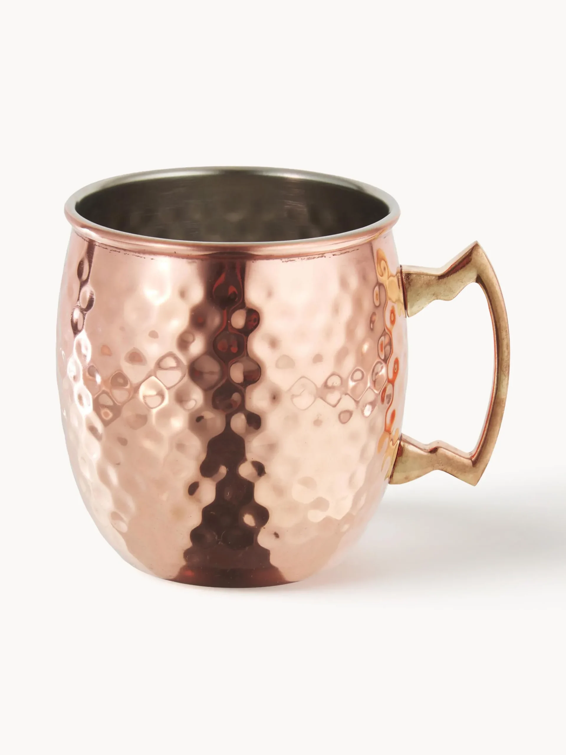 Tazza Moscow Mule in rame con superficie martellata Shiny