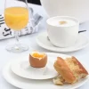 Tazzina con piattino in Fine Bone China Patricia