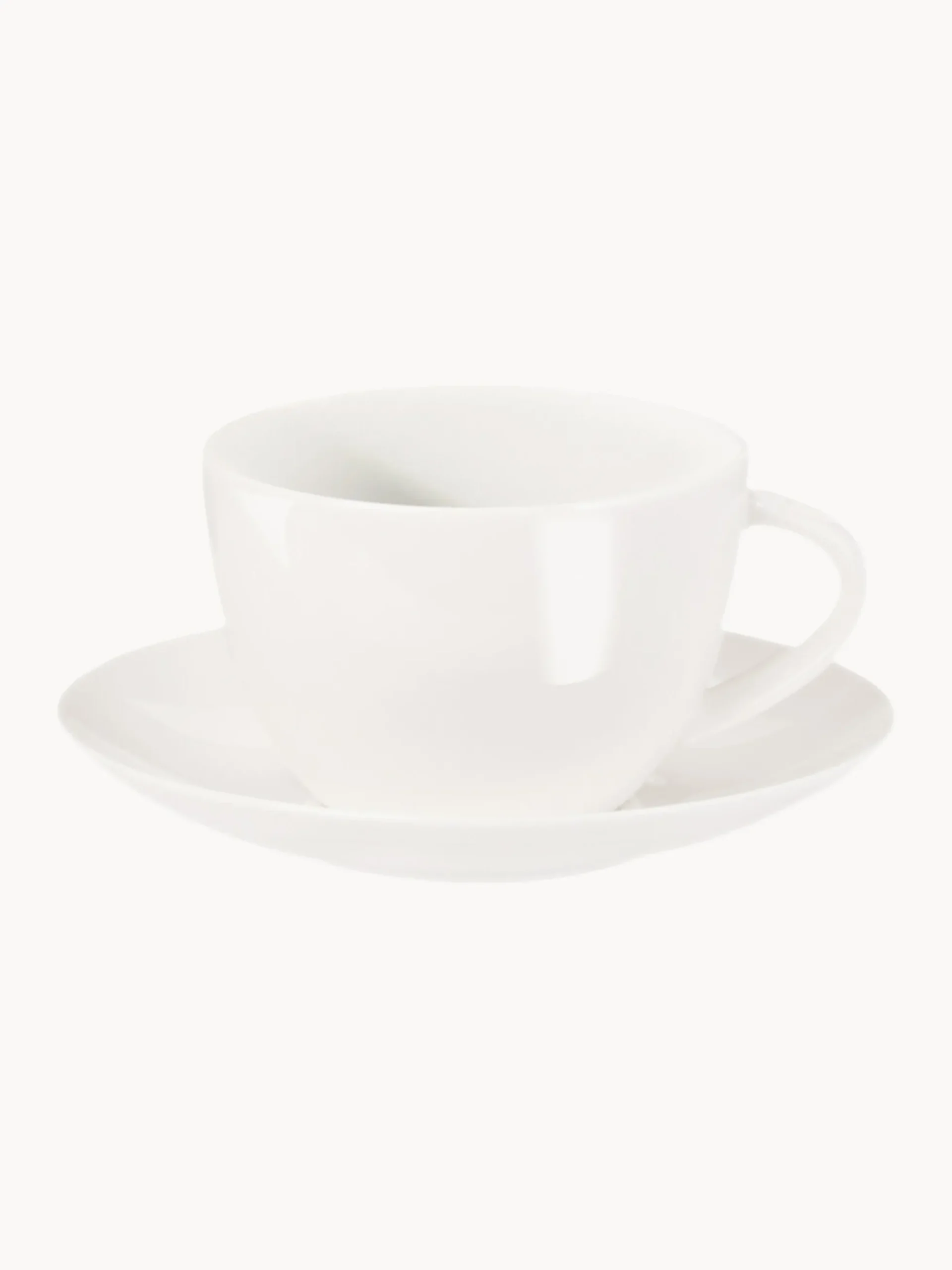 Tazzina con piattino in Fine Bone China Patricia