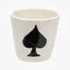 Tazzina da caffè dipinta a mano Ace of Spades